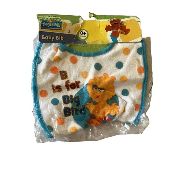 Sesame Street Big Bird Baby Bib - Picture 2 of 4